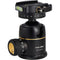 Photo Clam Pro Gold 4 Ball Head with Lever-Lock Quick Release (Black)