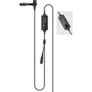 Polsen MO-IPL2 Lavalier Microphone with Lightning Connector & Headphone Jack for iOS Devices