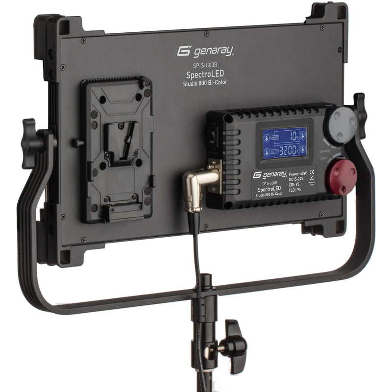 Genaray Spectro LED 800B1 Bi-Color Studio LED Two Light Kit