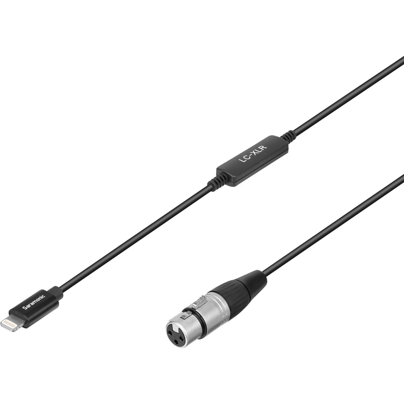 Saramonic LC-XLR Female XLR to Lightning Microphone Adapter Cable for iOS Devices (19.7')