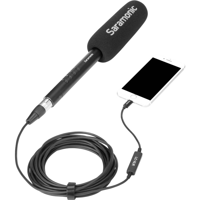 Saramonic LC-XLR Female XLR to Lightning Microphone Adapter Cable for iOS Devices (19.7')