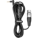 Saramonic SR-XLR35 XLR Female to 3.5mm TRRS Microphone Cable for DSLR Cameras and Smartphones (19.7')