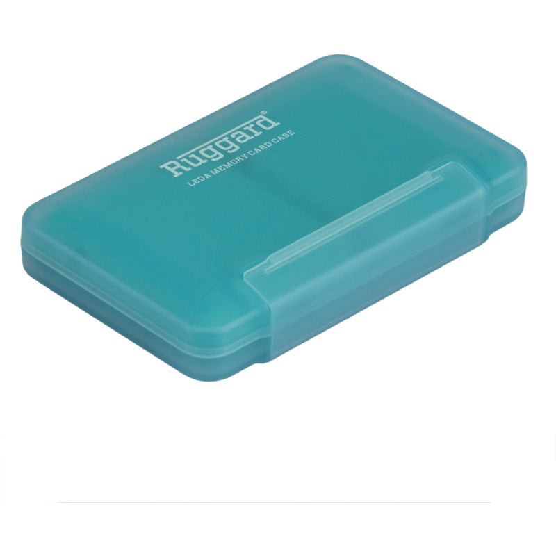 Ruggard LEDA Memory Card Case for 8 SD Cards (Blue)