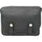 Oberwerth Harry & Sally Leather Shoulder Camera Bag (Black with "L" Red Insert)