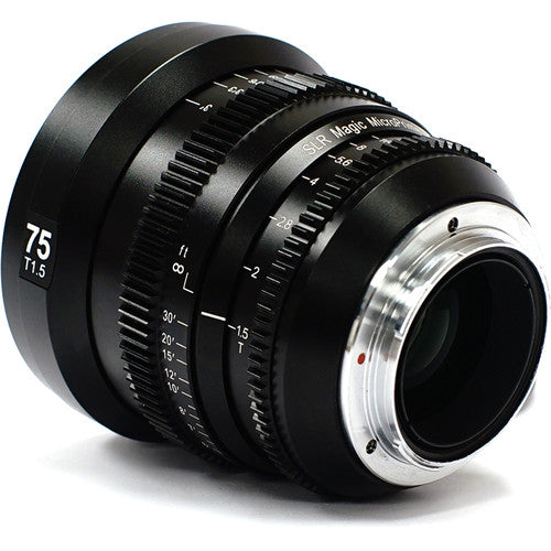 SLR Magic MicroPrime Cine 75mm T1.5 Lens (Fuji X Mount)