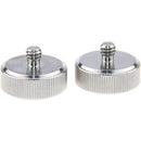 CAMVATE 3/8"-16 Female to 1/4"-20 Male Screw Adapter (2-Pack)