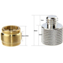 CAMVATE 3/8"-16 (F) To 5/8"-27 (M) And 1/4"-20 (F) To 3/8"-16 (M) Screw Adapter Set