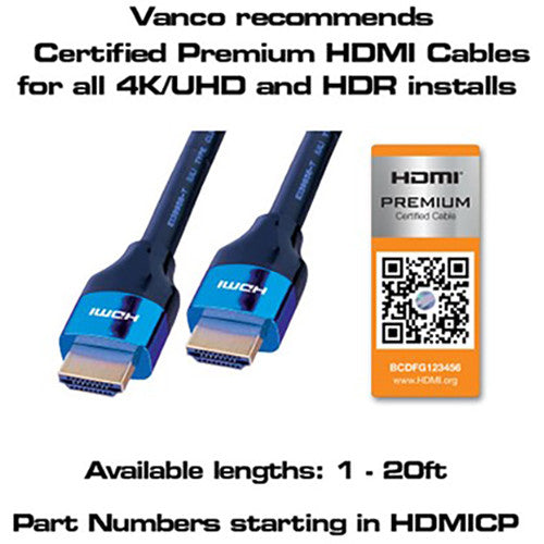 Vanco 1x4 HDMI 4K/2K Splitter