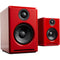 Audioengine A2+ Wireless Bluetooth Speaker System (Hi-Gloss Red, Pair)