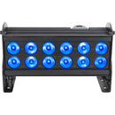 Elation Professional SEVEN Batten 14 7-Color Wash Luminaire with (12) 25W 7-in-1 RGBAW + Lime + UV (395nm) LEDs