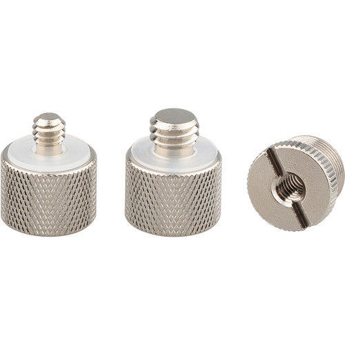CAMVATE 1/4"-20 (F) To 5/8"-27 (M) , 5/8"-27 (F) To 1/4"-20 (M) And 5/8"-27 (F) To 3/8"-16 (M) Screw Adapter