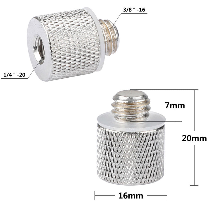 CAMVATE 1/4" Female To 3/8" Male Screw Adapter For Tripod/Camera