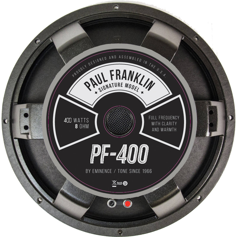 Eminence 15''/4''Voice Coil /8 Ohms/ Paul Franklin Guitar/Bass Speaker