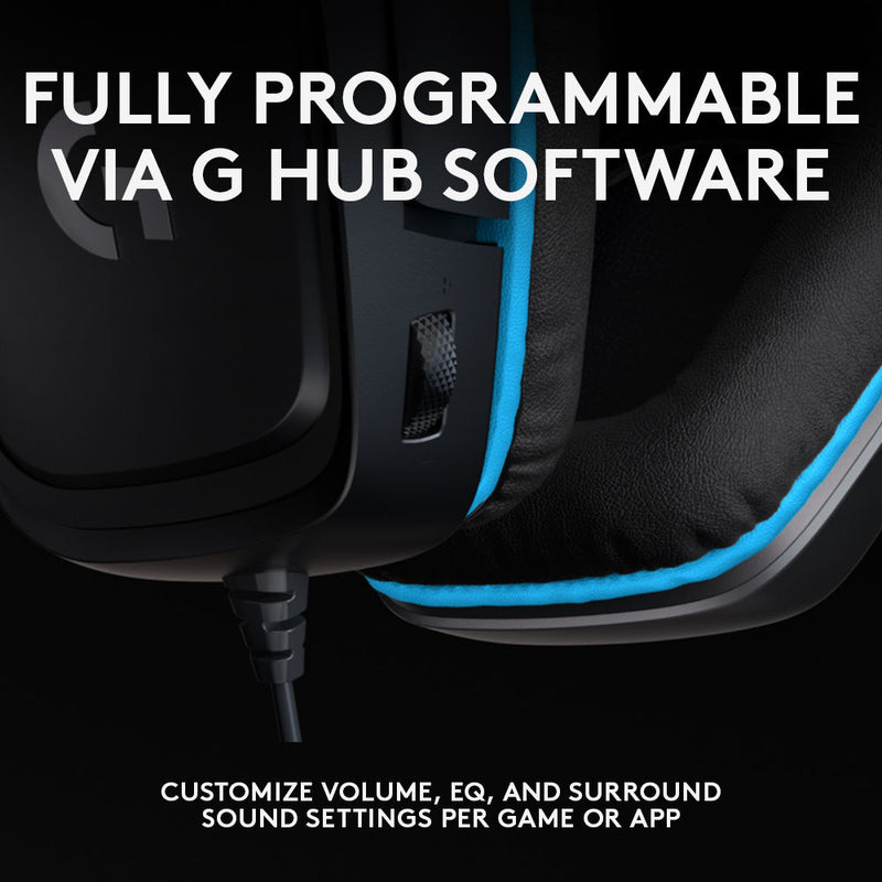 Logitech G G432 Wired Virtual 7.1-Channel Gaming Headset