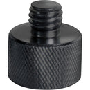 On-Stage 3/8" Male to 5/8" Female Adapter (Black)