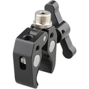 CAMVATE Super Clamp With 5/8"-27 Screw For Microphone (Black T-Handle)