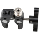 CAMVATE Super Clamp With 5/8"-27 Screw For Microphone (Black T-Handle)