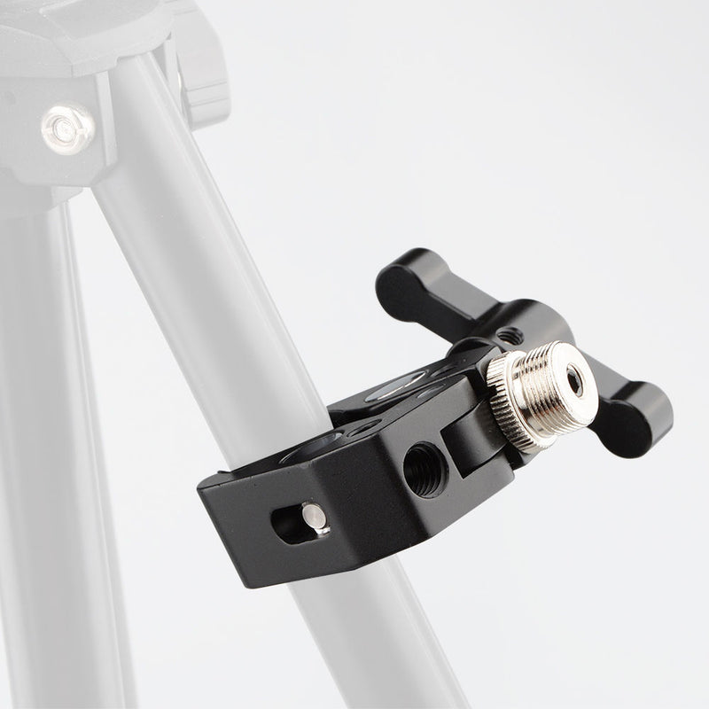 CAMVATE Super Clamp With 5/8"-27 Screw For Microphone (Black T-Handle)