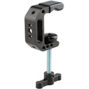 CAMVATE C-Clamp With 1/4"-20 And 3/8"-16 Threads (Black T-Handle)