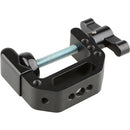 CAMVATE C-Clamp With 1/4"-20 And 3/8"-16 Threads (Black T-Handle)