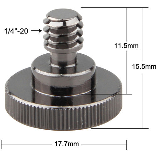 CAMVATE 1/4"-20 Female To 1/4"-20 Male Screw Adapter