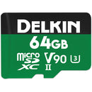 Delkin Devices 64GB Power UHS-II microSDXC Memory Card