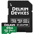 Delkin Devices 64GB Power UHS-II microSDXC Memory Card