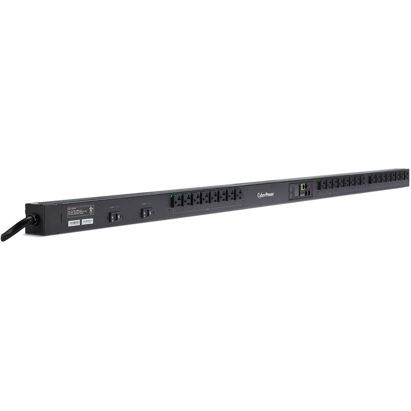 CyberPower PDU81102 24-Outlet Switched Metered-by-Outlet Power Distribution Unit with 10' Cord (30A, 120V)