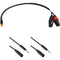 Sescom Dual XLR to 3.5mm DSLR Attenuating Line to Mic Level Cable Kit