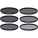 Ice 52mm ND4, ND8, ND16, ND32, ND64, and ND1000 Solid Neutral Density Filter Kit (2, 3, 4, 5, 6, and 10-Stop)