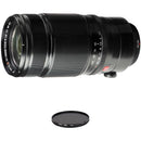 FUJIFILM XF 50-140mm f/2.8 R LM OIS WR Lens with Circular Polarizer Filter Kit