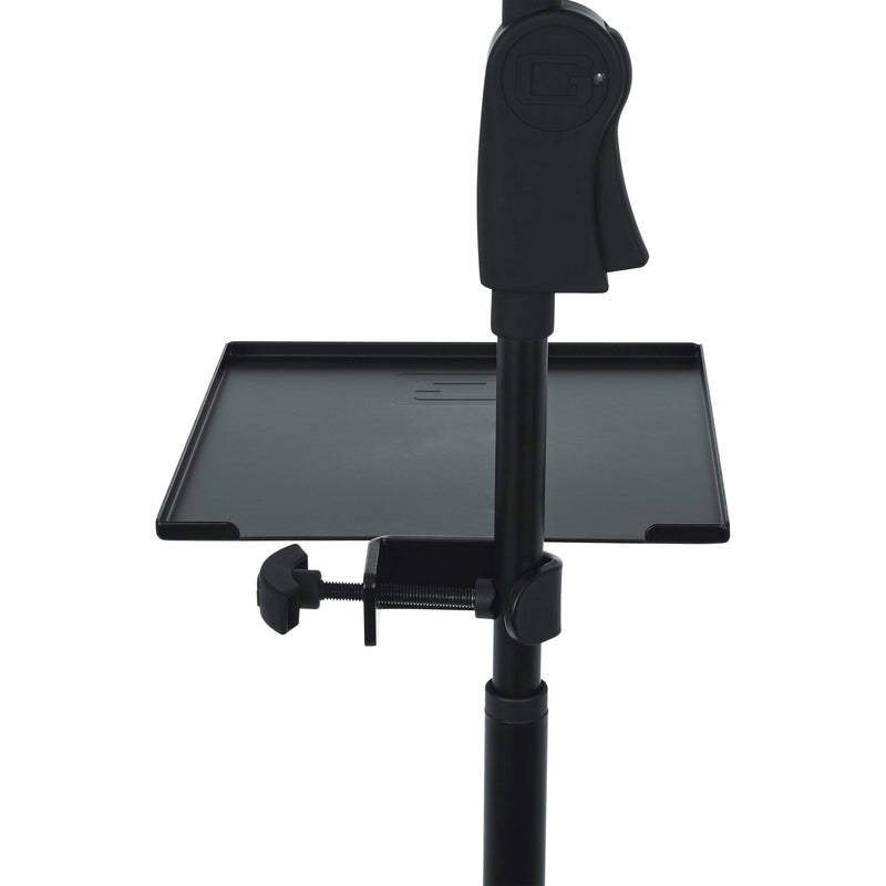 Gator Cases Frameworks Small Microphone Stand Clamp-On Utility Shelf-Capacity up to 10Lbs.