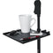 Gator Cases Frameworks Small Microphone Stand Clamp-On Utility Shelf-Capacity up to 10Lbs.