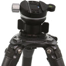 Kirk TLB-1QRL Leveling Base with TQR-2L Tripod Head Quick Disconnect System and Large Plate