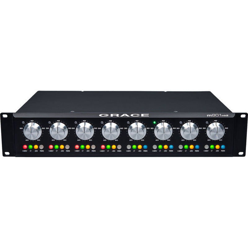 Grace Design m801mk2 Rackmount 8-Channel Microphone Preamplifier