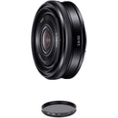 Sony E 20mm f/2.8 Lens with Circular Polarizer Filter Kit