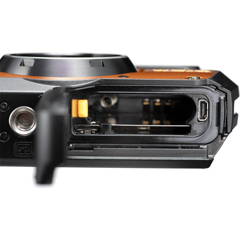 Ricoh WG-6 Digital Camera with Accessories Kit (Orange)