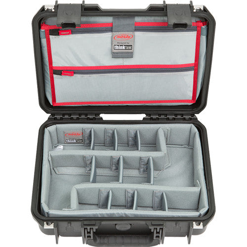 SKB iSeries 1510-4 Case with Think Tank Photo Dividers &&nbsp;Lid Organizer (Black)