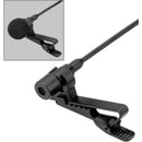 Polsen MO-IPL2 Lavalier Microphone with Lightning Connector & Headphone Jack for iOS Devices