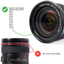 Outex Underwater Camera Cover Kit (Large, 77mm Lens, Tripod Compatible)