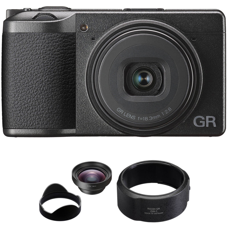 Ricoh GR III Digital Camera with Extra Battery Kit