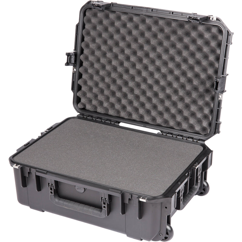 SKB iSeries 2215-8 Waterproof Utility Case with Wheels and Cubed Foam (Black)