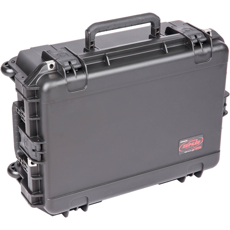 SKB iSeries 2215-8 Waterproof Utility Case with Wheels and Cubed Foam (Black)