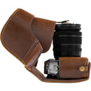 MegaGear Ever Ready Leather Camera Case for Fujifilm X-T10 & X-T20 (Dark Brown)