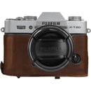 MegaGear Ever Ready Leather Camera Case for Fujifilm X-T10 & X-T20 (Dark Brown)