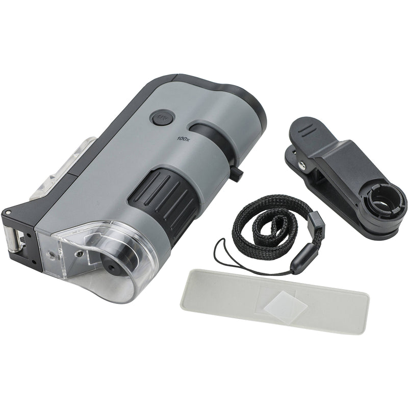 Carson MicroFlip MP-250 100-250x Pocket Microscope