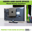 HIDEit Mounts Hideit Black Mini Mac U Wall Mount/Vesa Mount/Under Desk Mount