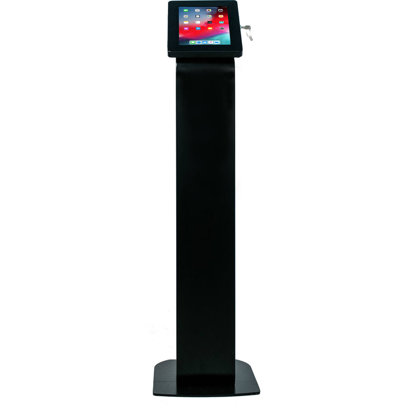 CTA Digital Premium Locking Floor Stand Kiosk for Select iPad, Galaxy, and Other 9.7-10.5" Tablets