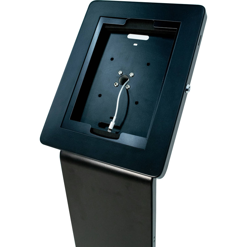 CTA Digital Premium Locking Floor Stand Kiosk for Select iPad, Galaxy, and Other 9.7-10.5" Tablets