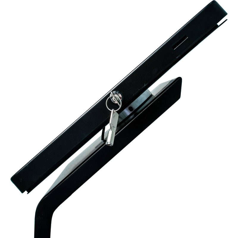CTA Digital Premium Locking Floor Stand Kiosk for Select iPad, Galaxy, and Other 9.7-10.5" Tablets